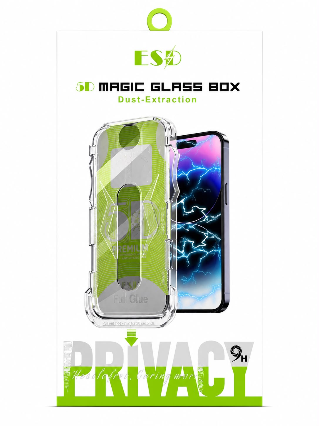 Folie Sticlă Privacy pentru iPhone și Samsung – Nimeni Nu-ți Mai Vede Ecranul, Se Aplică Singură