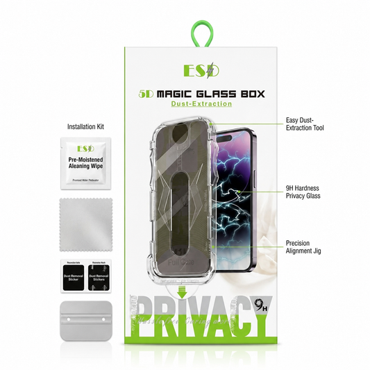 Folie Sticlă Privacy pentru iPhone și Samsung – Nimeni Nu-ți Mai Vede Ecranul, Se Aplică Singură